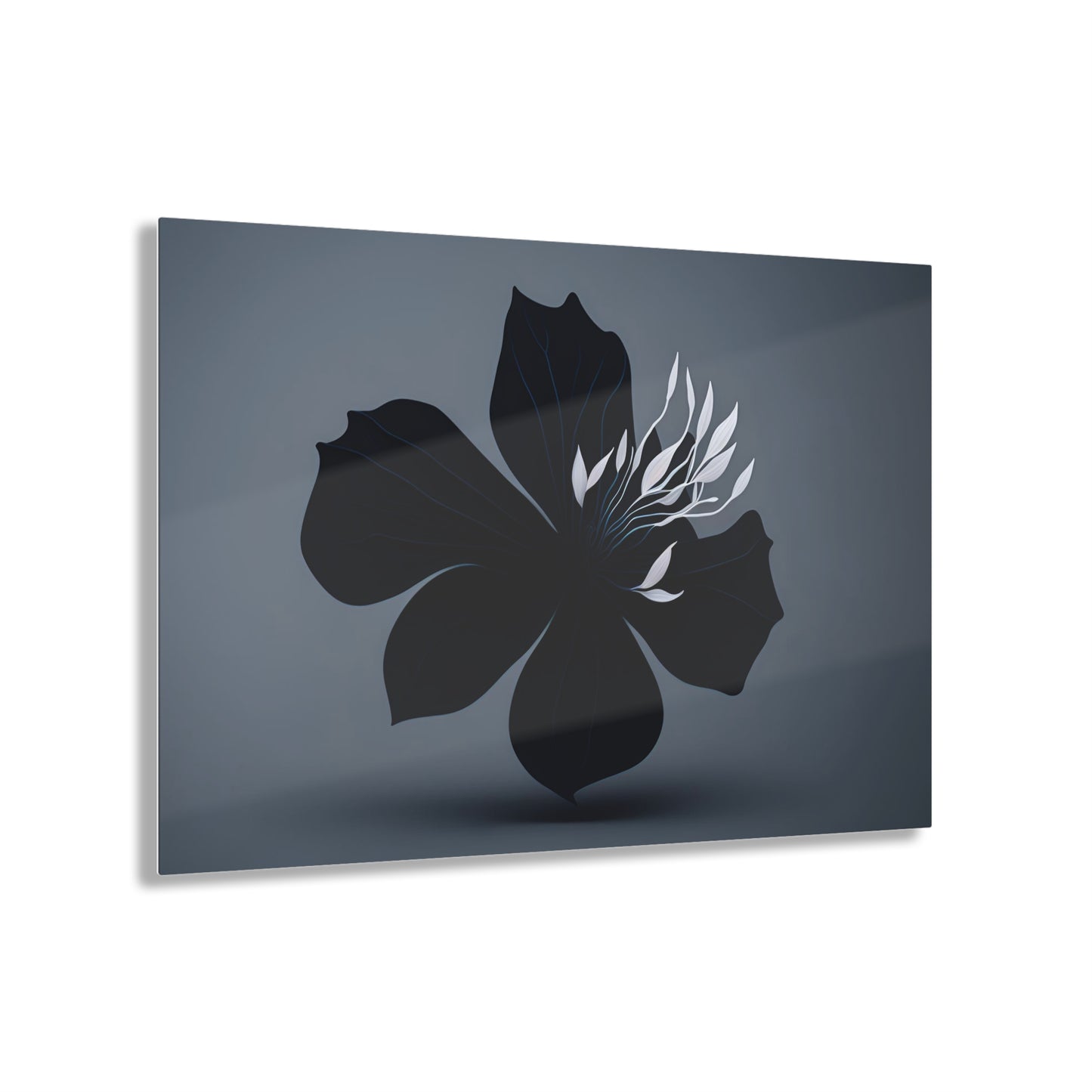 Dark Flower Acrylic Wall art Collection of Wall Art Panels portraying dark flowers with a gothic theme for those dark art lovers 3/6