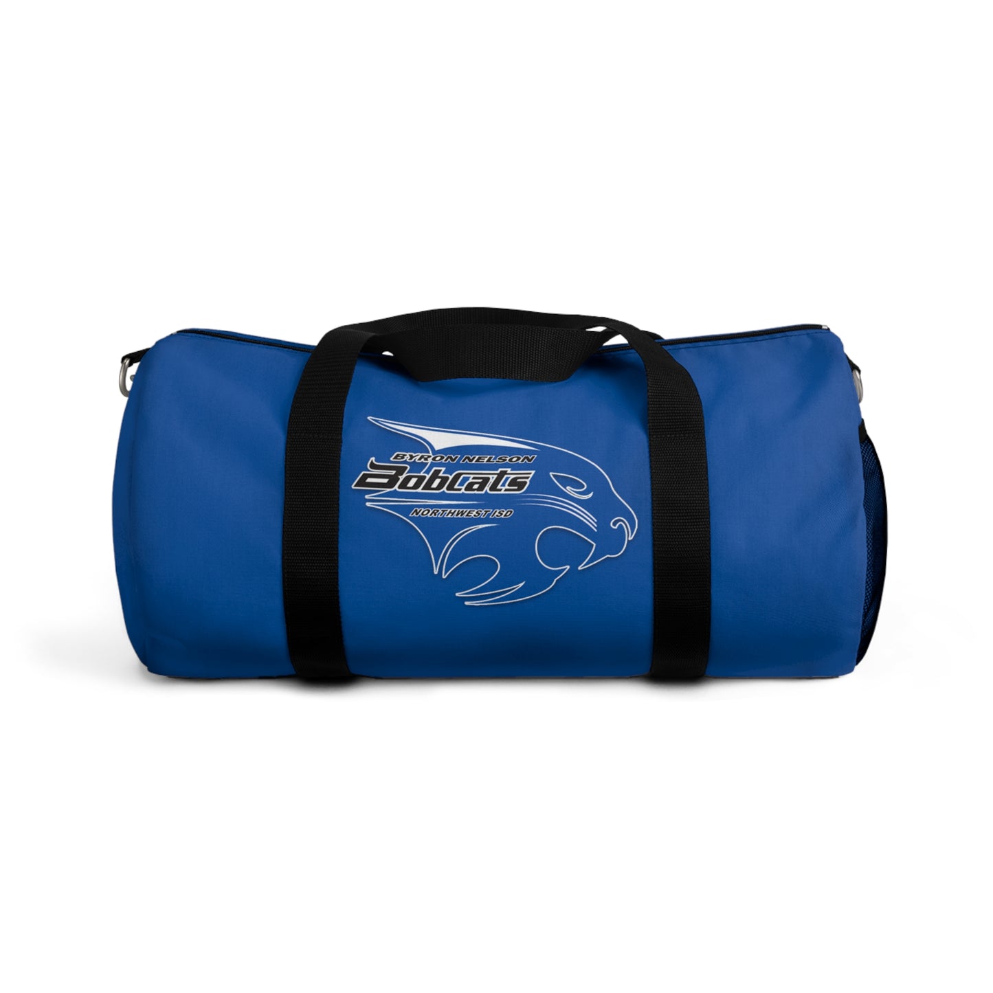 Byron Nelson Bobcats NWISD Duffel Bag available in 2 sizes for showing team spirit on and off of the field.