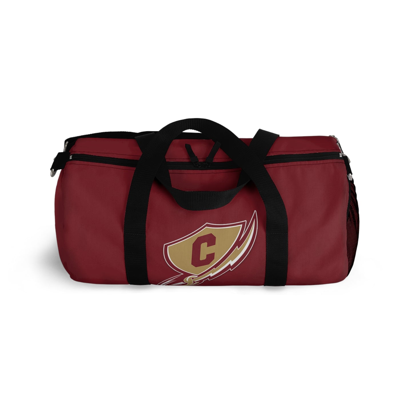 Keller High School Central Chargers Duffel Bag available in 2 sizes for showing team spirit on and off of the field.