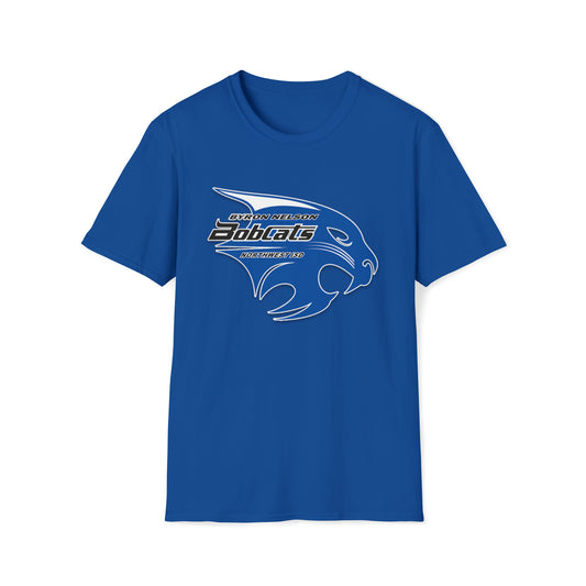 Byron Nelson Bobcats Adult sized Unisex Softstyle T-Shirt for NWISD Keller