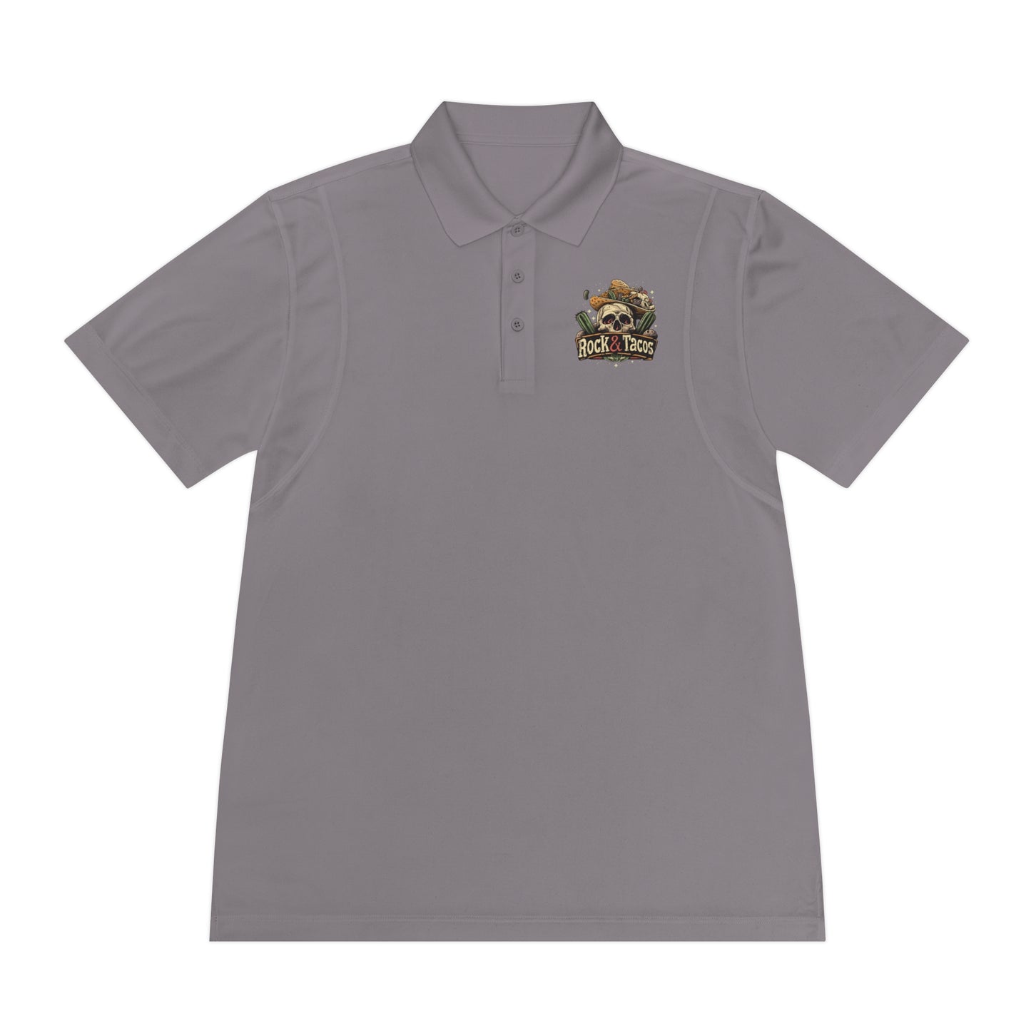 Rock & Taco's by Duane Tyree Men's Sport Polo Shirt