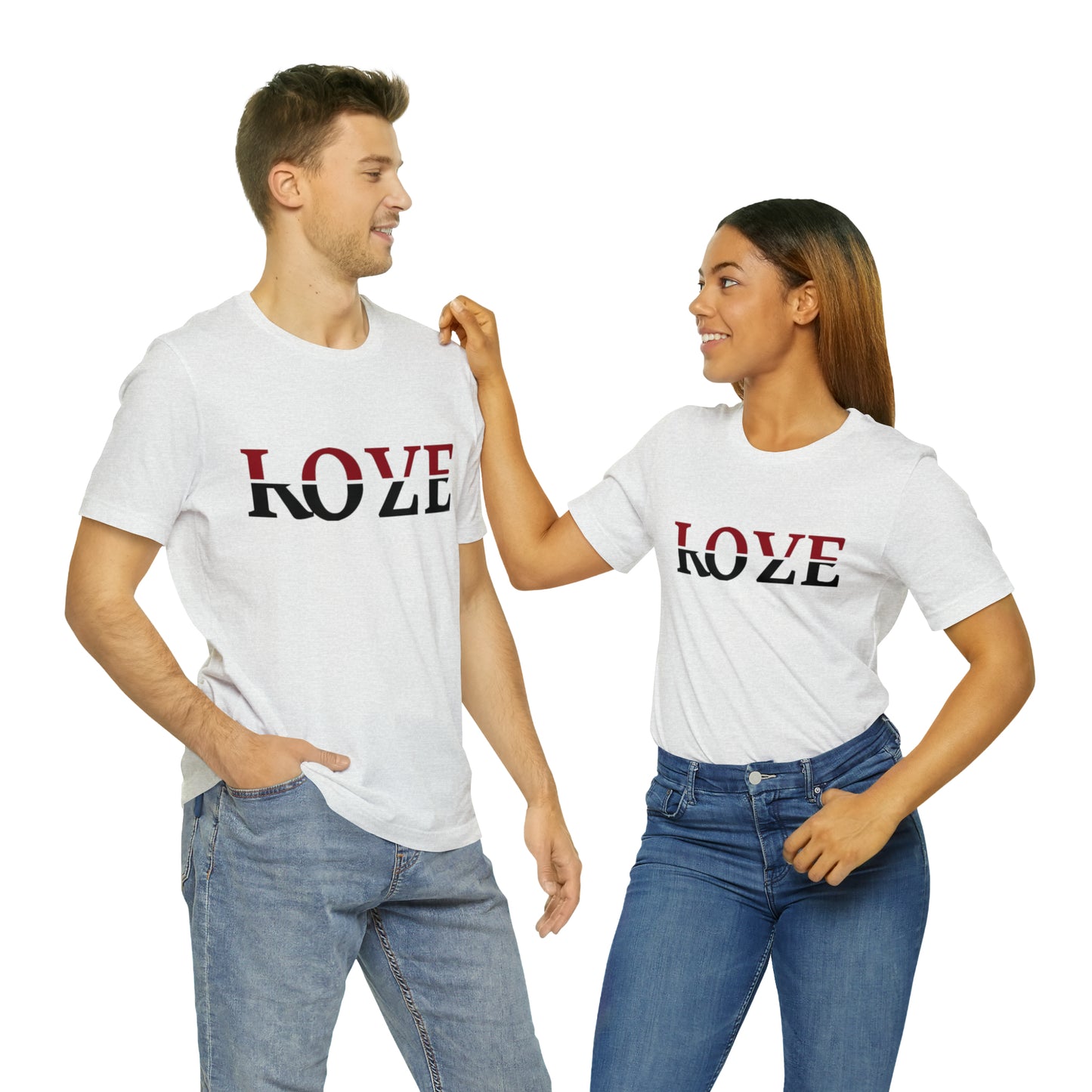 Love Roze unisex jersey short sleeve tee available in 7 gorgeous colors