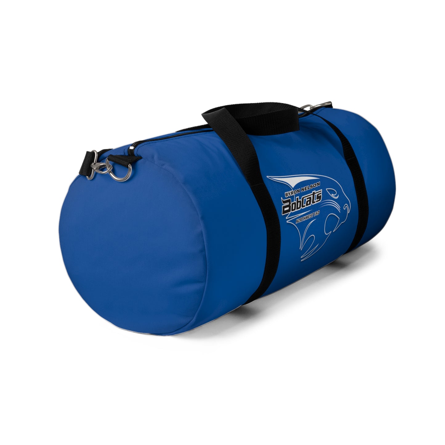 Byron Nelson Bobcats NWISD Duffel Bag available in 2 sizes for showing team spirit on and off of the field.