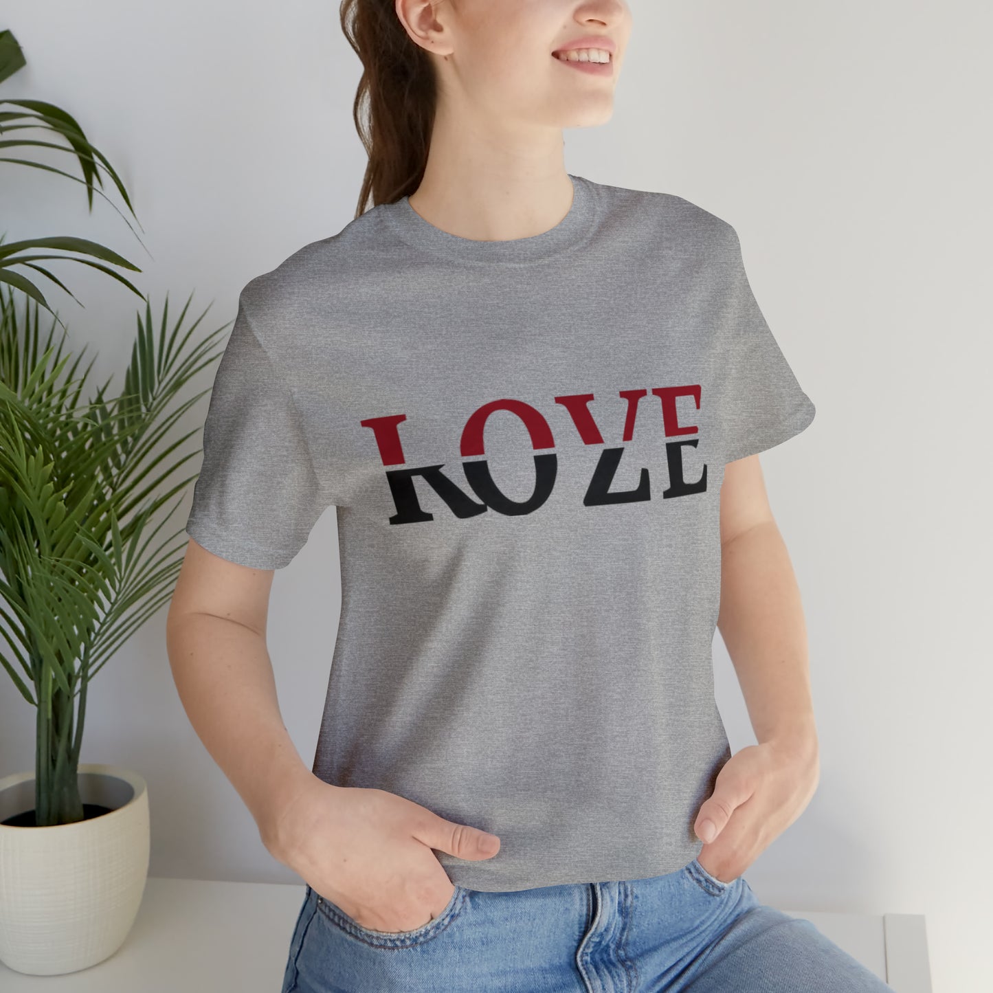 Love Roze unisex jersey short sleeve tee available in 7 gorgeous colors