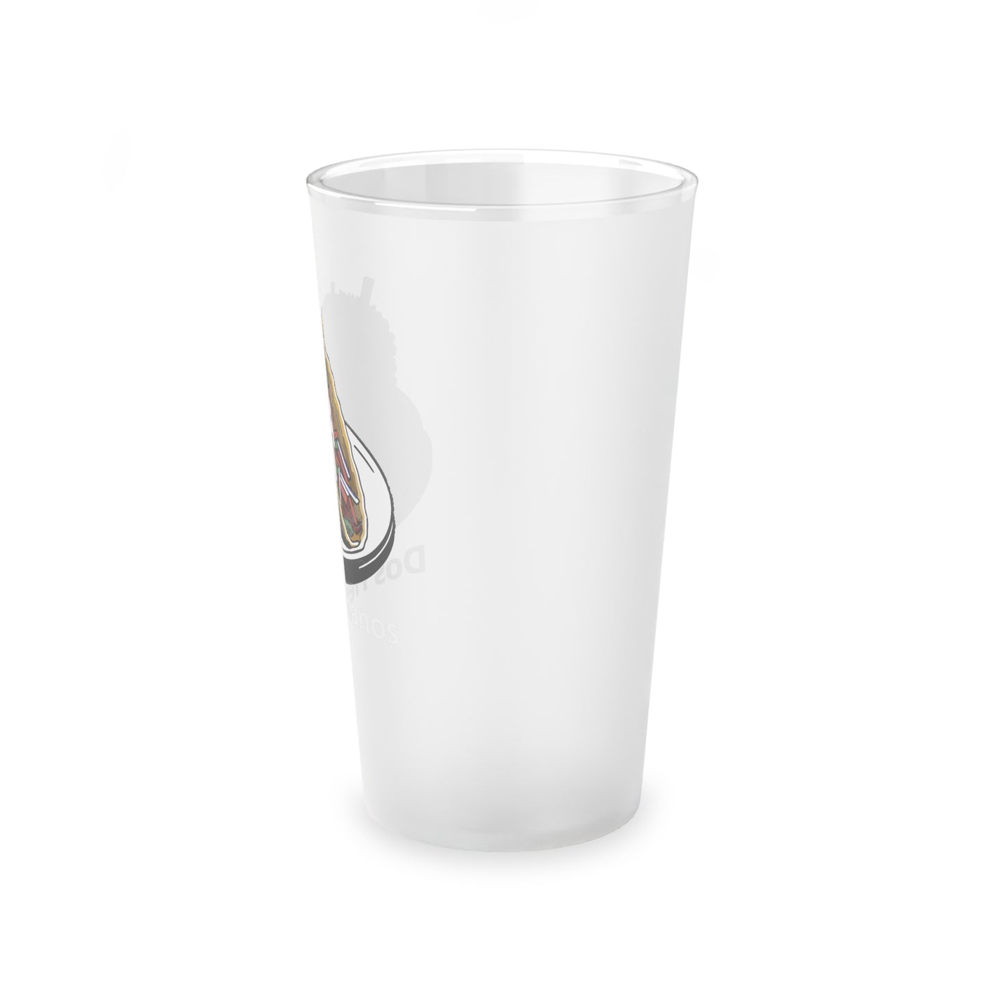 Personalized Business Frosted Pint Glasses 16oz We can add your logo to these glasses and for extra we can create your logo for you