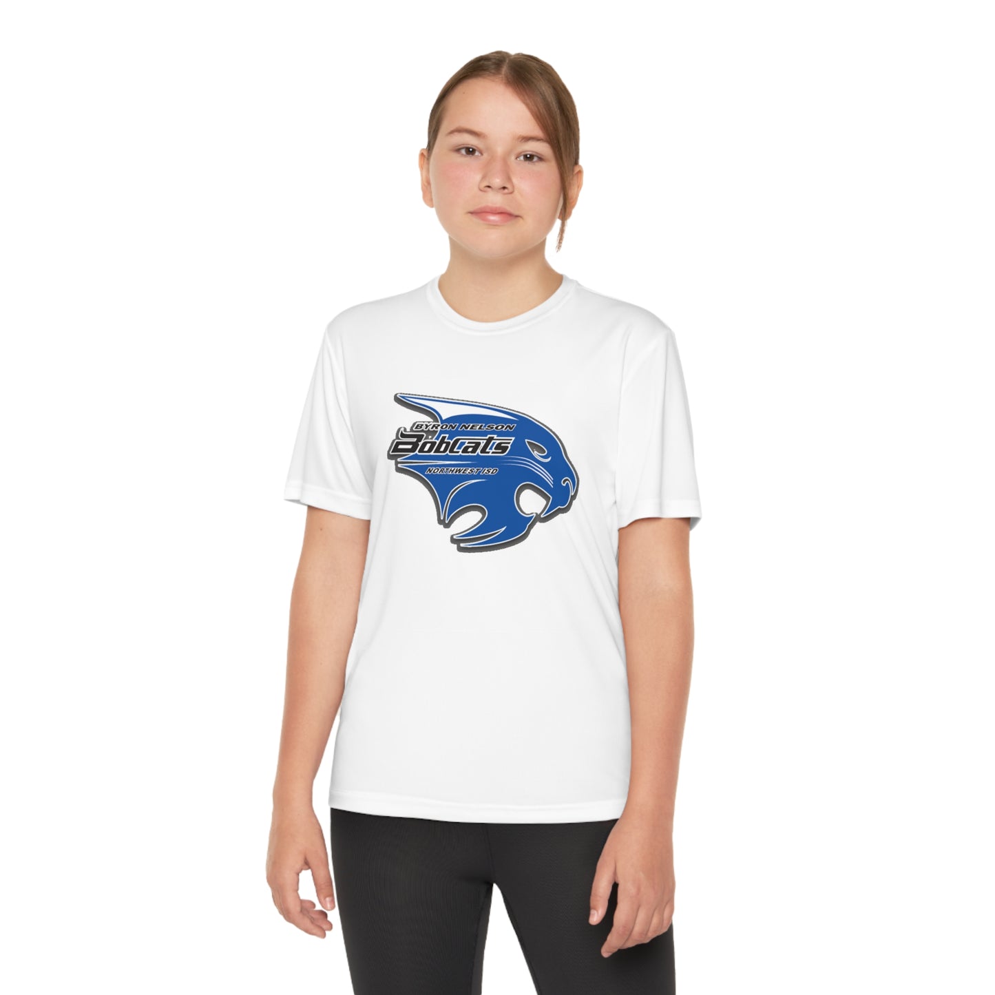 Byron Nelson Bobcats Youth Competitor Tee Keller NWISD Athletic fitting sports Tee