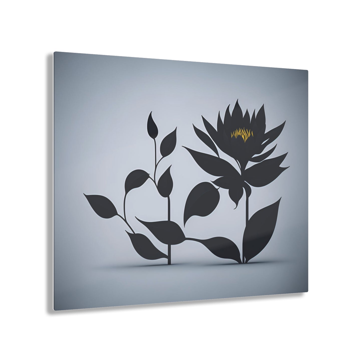 Dark Flower Acrylic Wall art Collection of Wall Art Panels portraying dark flowers with a gothic theme for those dark art lovers 2/6