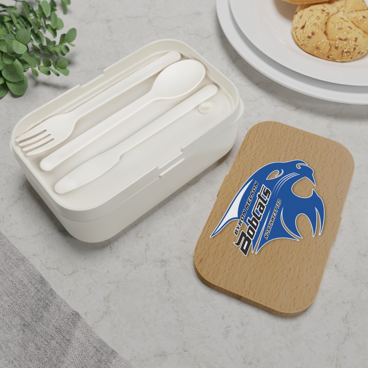 Byron Nelson Bobcats NWISD Bento Lunch Box with team logo