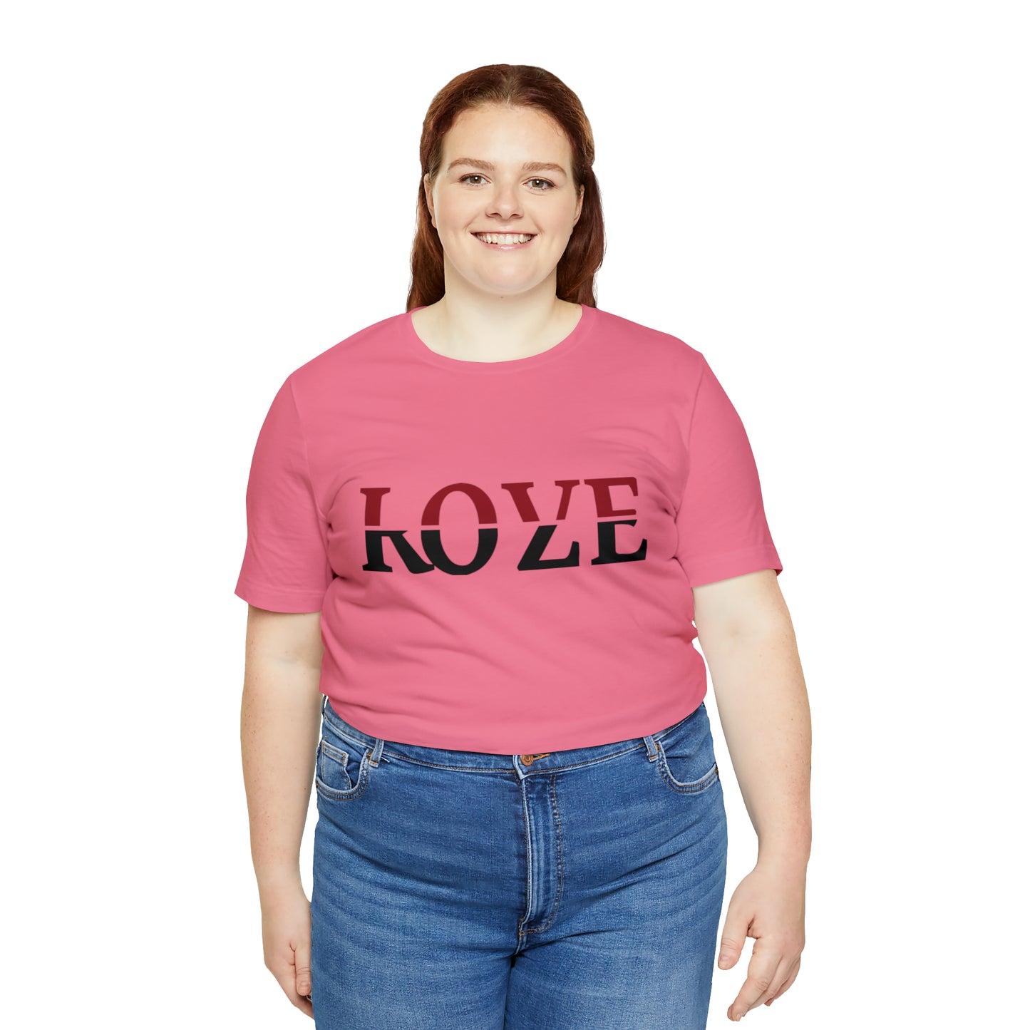 Love Roze unisex jersey short sleeve tee available in 7 gorgeous colors