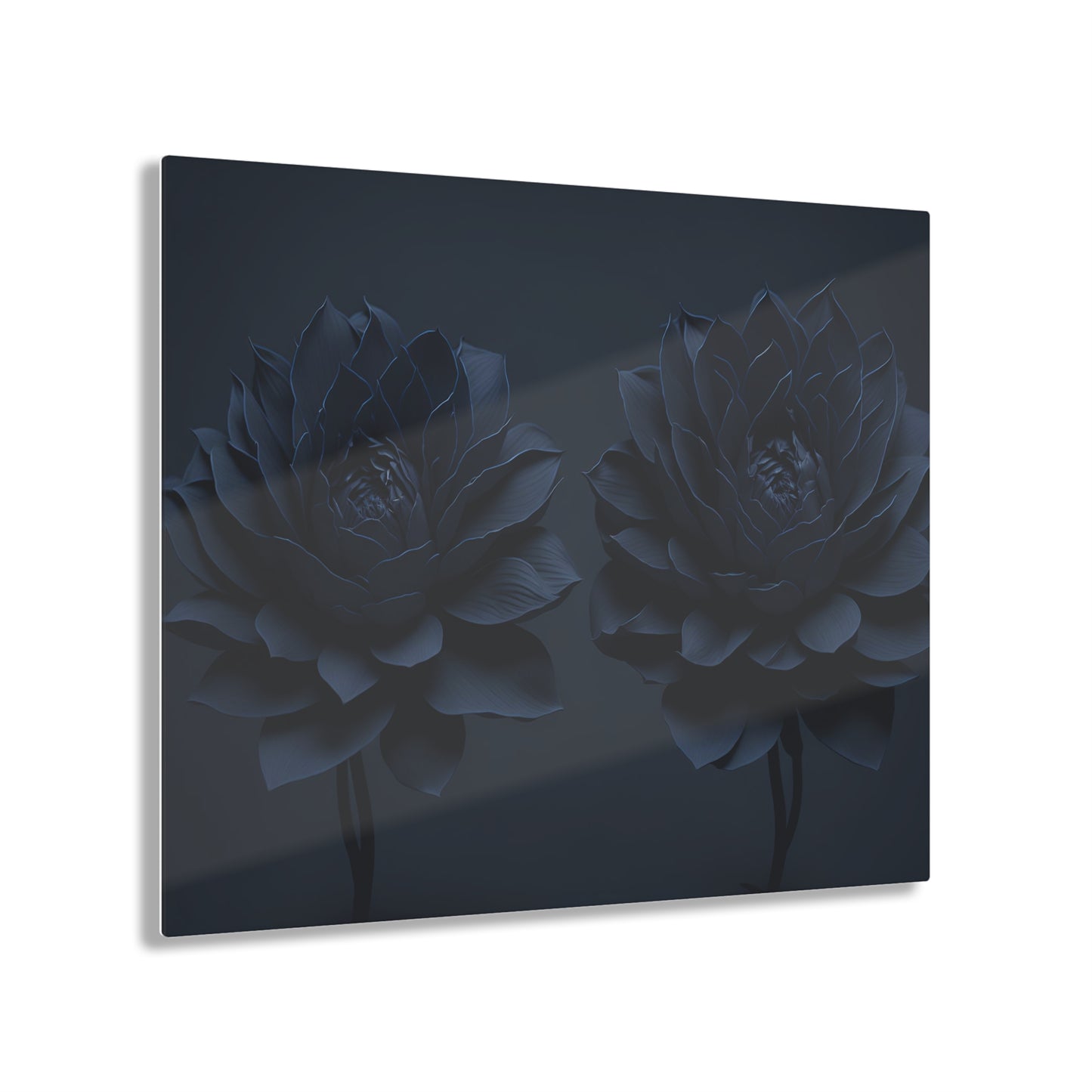 Darkest Flower Acrylic Wall art Collection of Wall Art Panels portraying dark flowers with a gothic theme for those dark art lovers 3/6