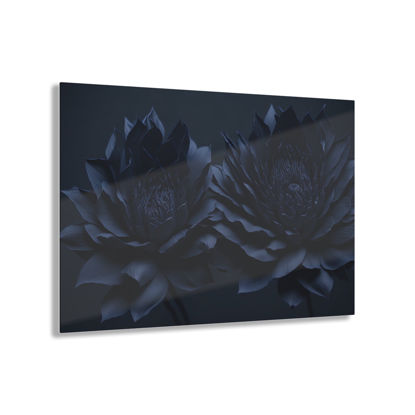 Darkest Flower Acrylic Wall art Collection of Wall Art Panels portraying dark flowers with a gothic theme for those dark art lovers 4/6