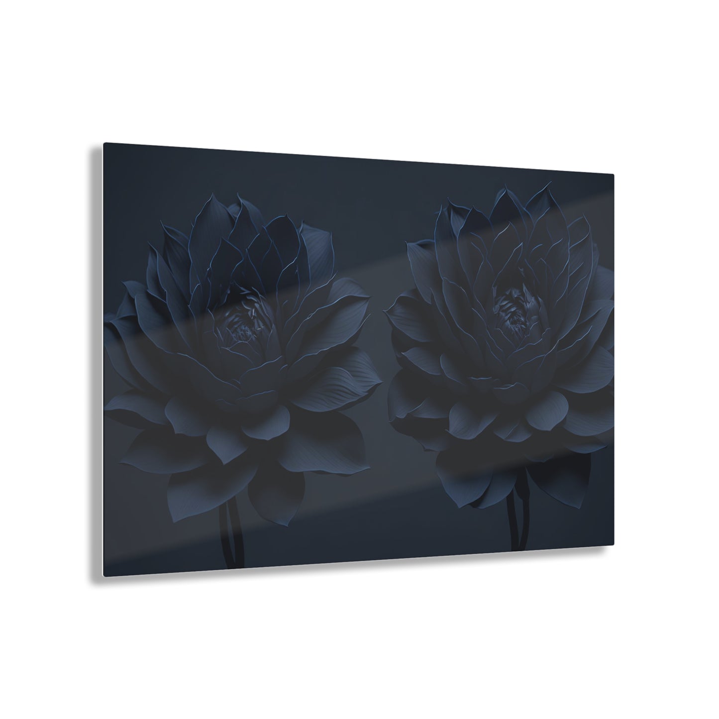 Darkest Flower Acrylic Wall art Collection of Wall Art Panels portraying dark flowers with a gothic theme for those dark art lovers 3/6