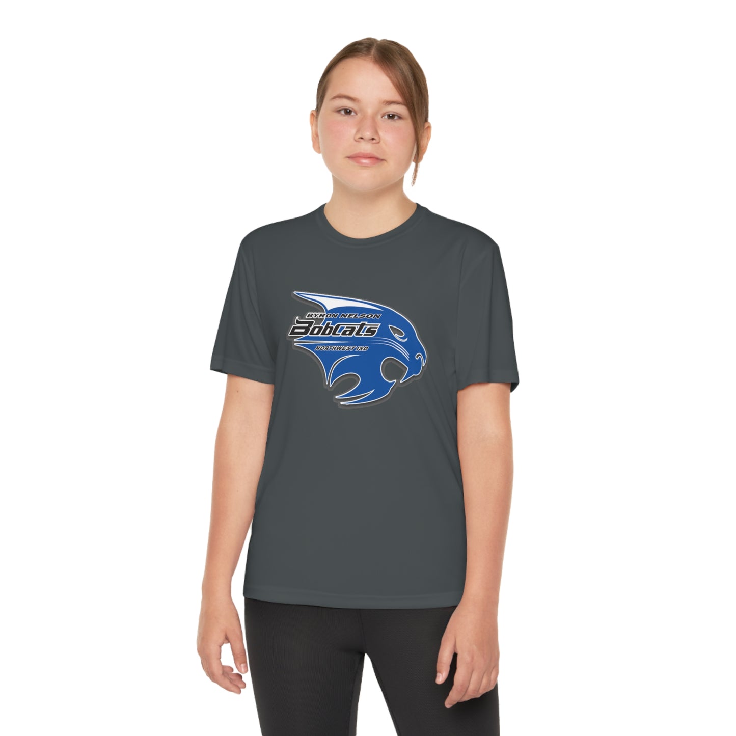 Byron Nelson Bobcats Youth Competitor Tee Keller NWISD Athletic fitting sports Tee