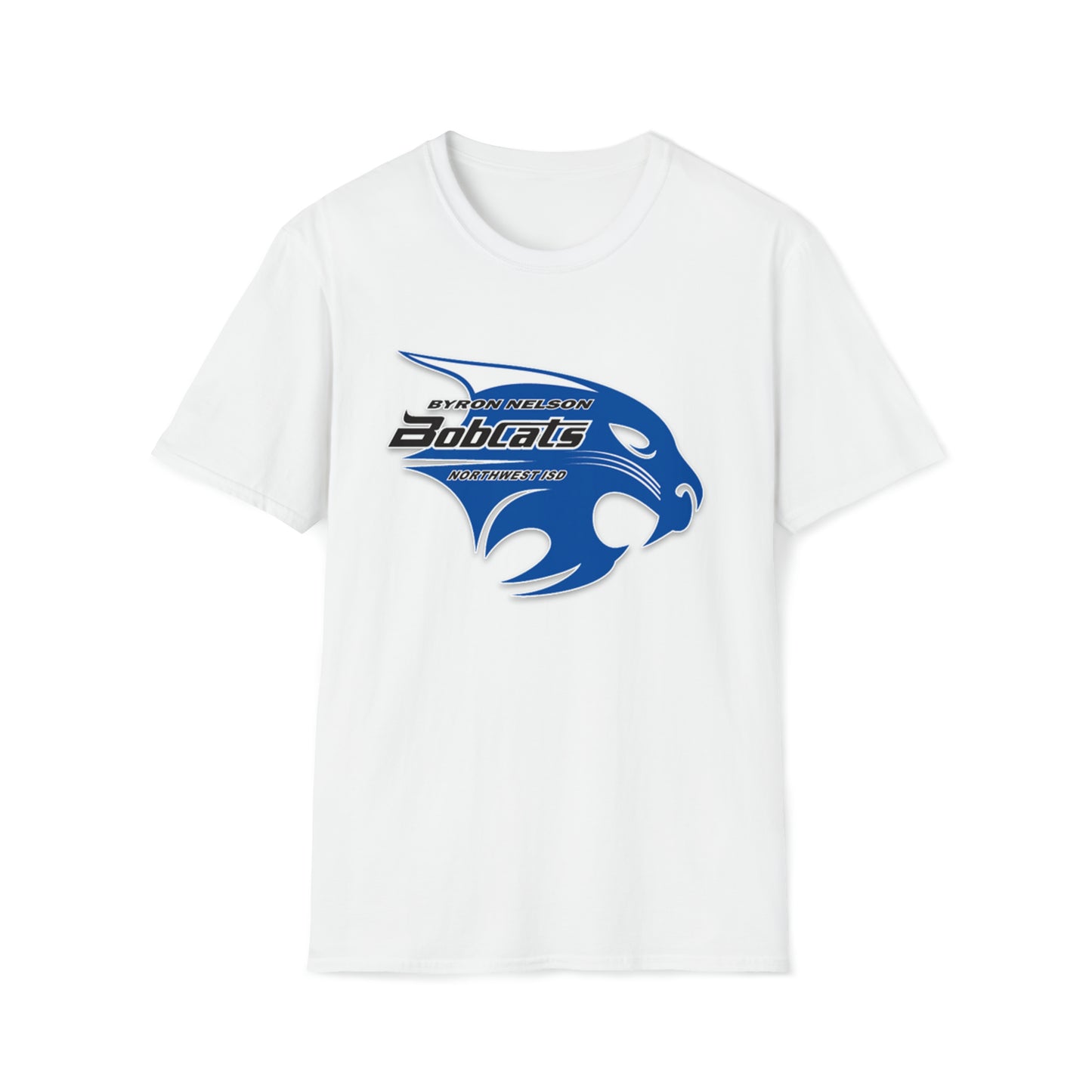 Byron Nelson Bobcats Adult sized Unisex Softstyle T-Shirt for NWISD Keller