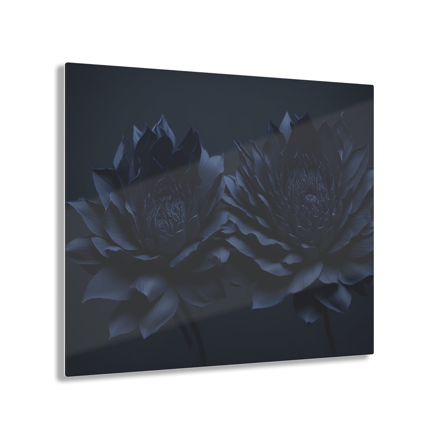 Darkest Flower Acrylic Wall art Collection of Wall Art Panels portraying dark flowers with a gothic theme for those dark art lovers 4/6