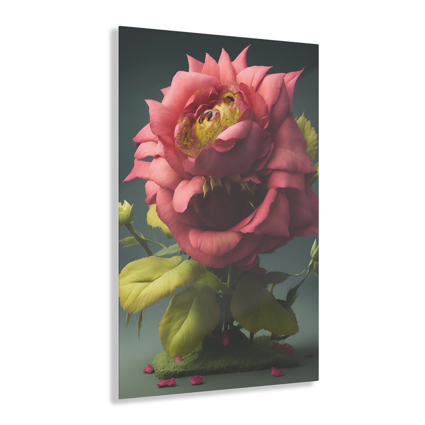 Monster Flower Art Panels for the kids room acrylic wall Art for the playroom or collectable monsters art 8/10