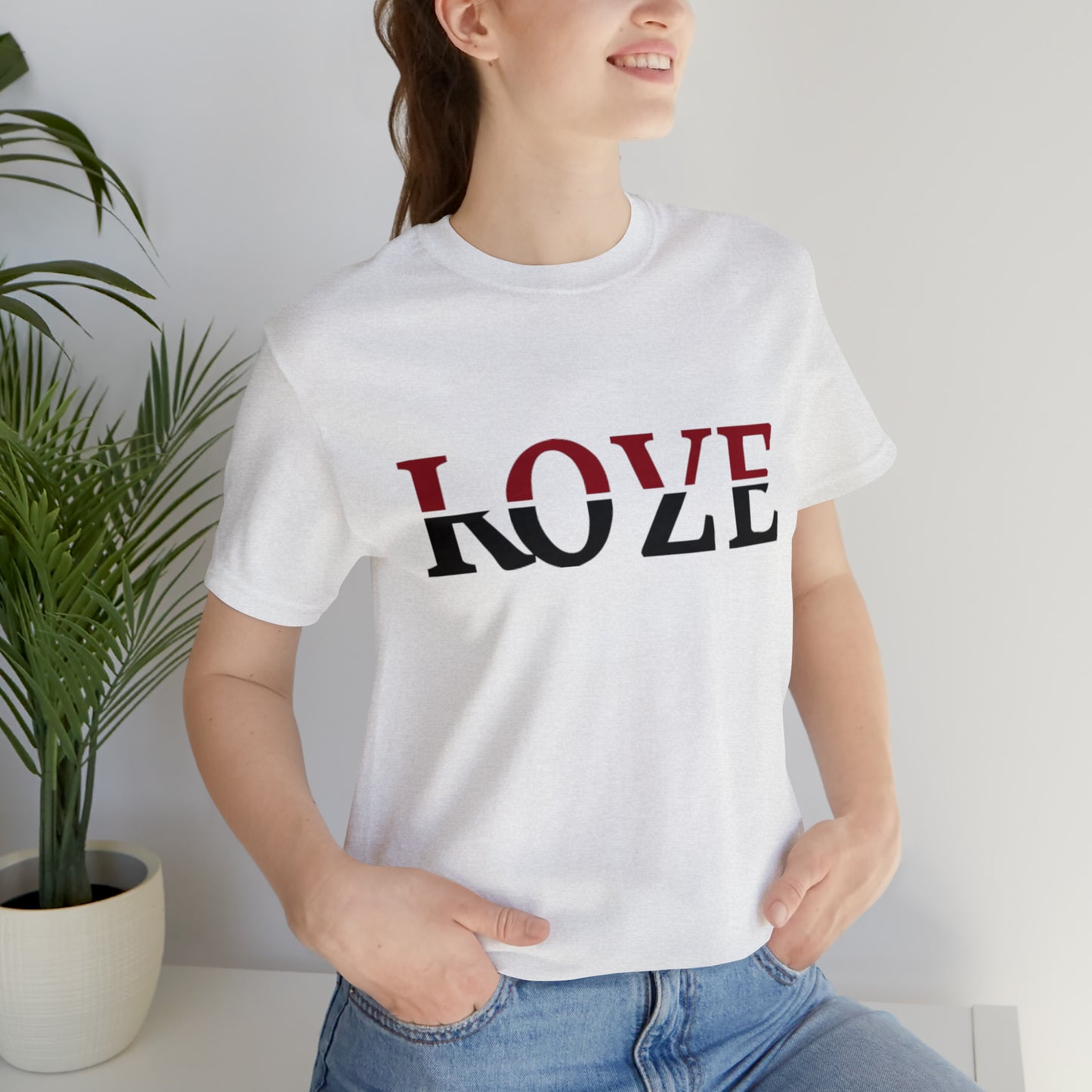 Love Roze unisex jersey short sleeve tee available in 7 gorgeous colors