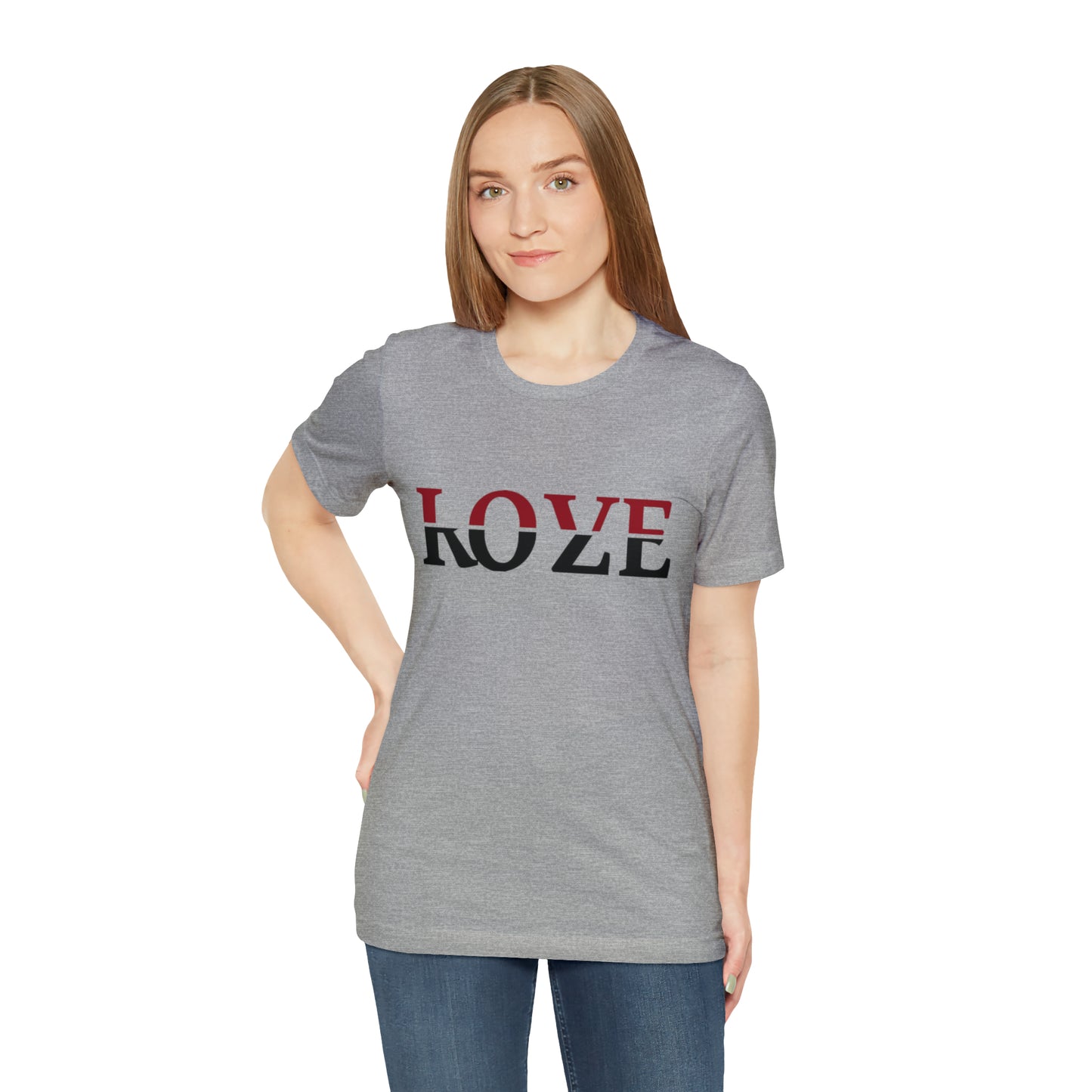 Love Roze unisex jersey short sleeve tee available in 7 gorgeous colors