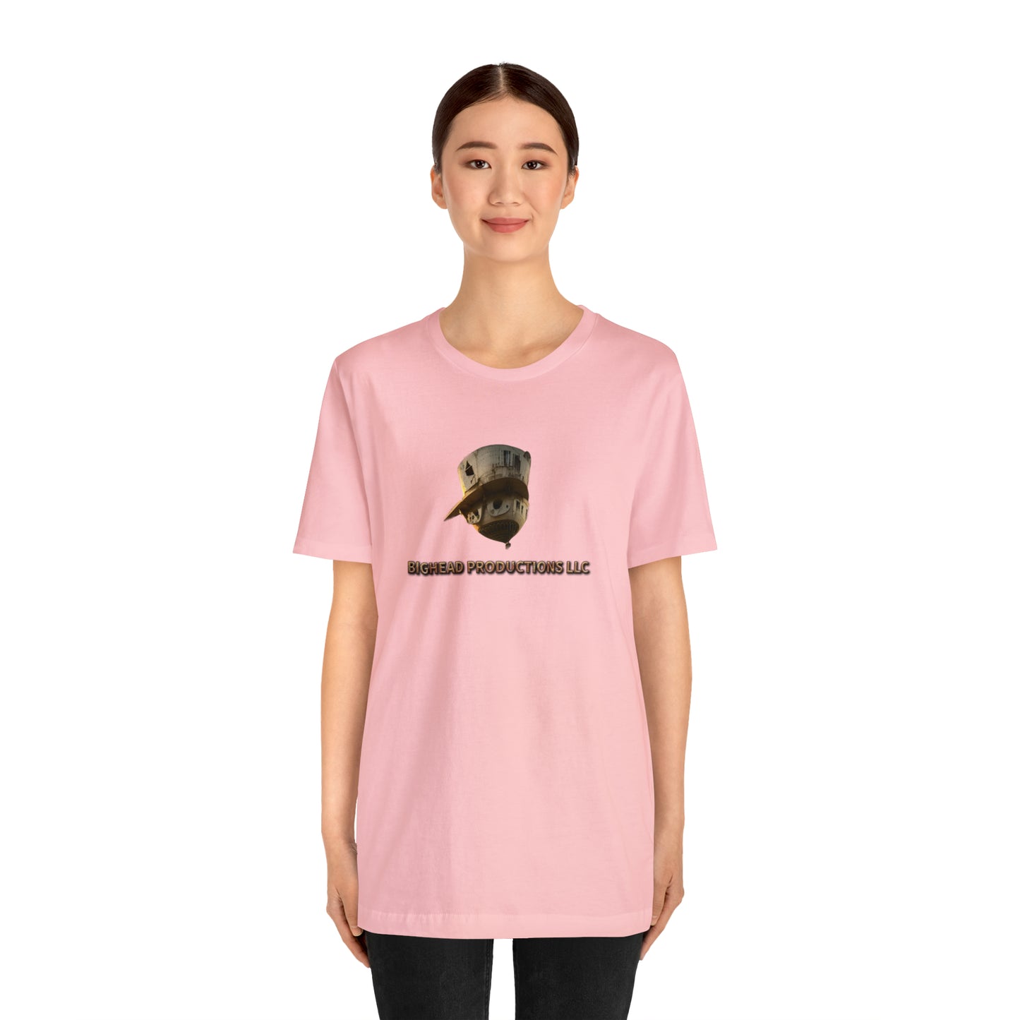 Big head Unisex Jersey Short Sleeve Tee Bella Canvas Pink