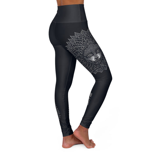 Chinese Powerful Yoga Leggings Mandala sun yoga pants for working out with zen