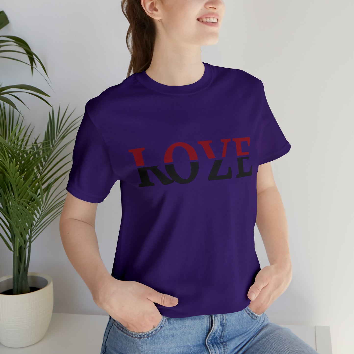 Love Roze unisex jersey short sleeve tee available in 7 gorgeous colors