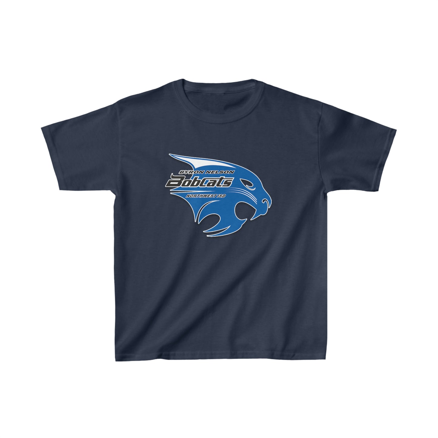 Byron Nelson Bobcats Keller NWISD Kids Heavy Cotton Tee shirt