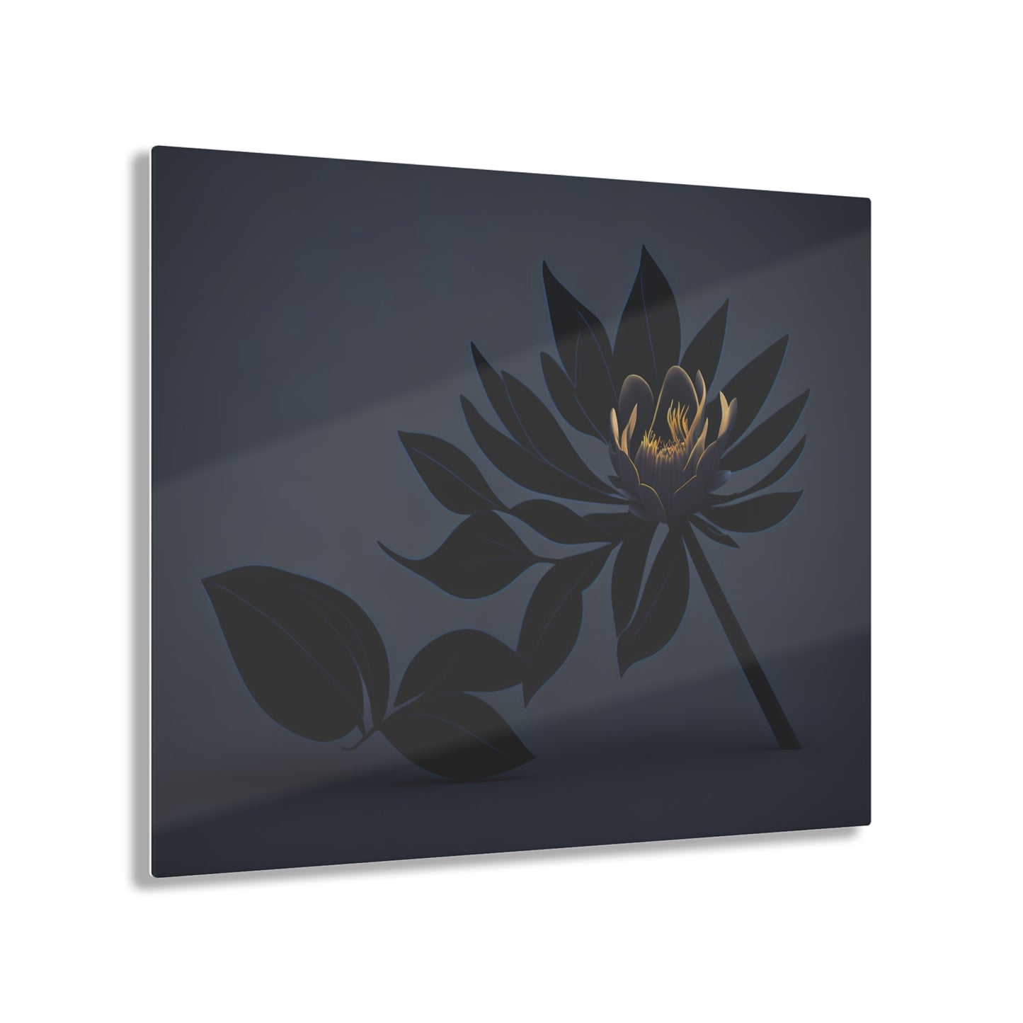 Dark Flower Acrylic Wall art Collection of Wall Art Panels portraying dark flowers with a gothic theme for those dark art lovers 1/6