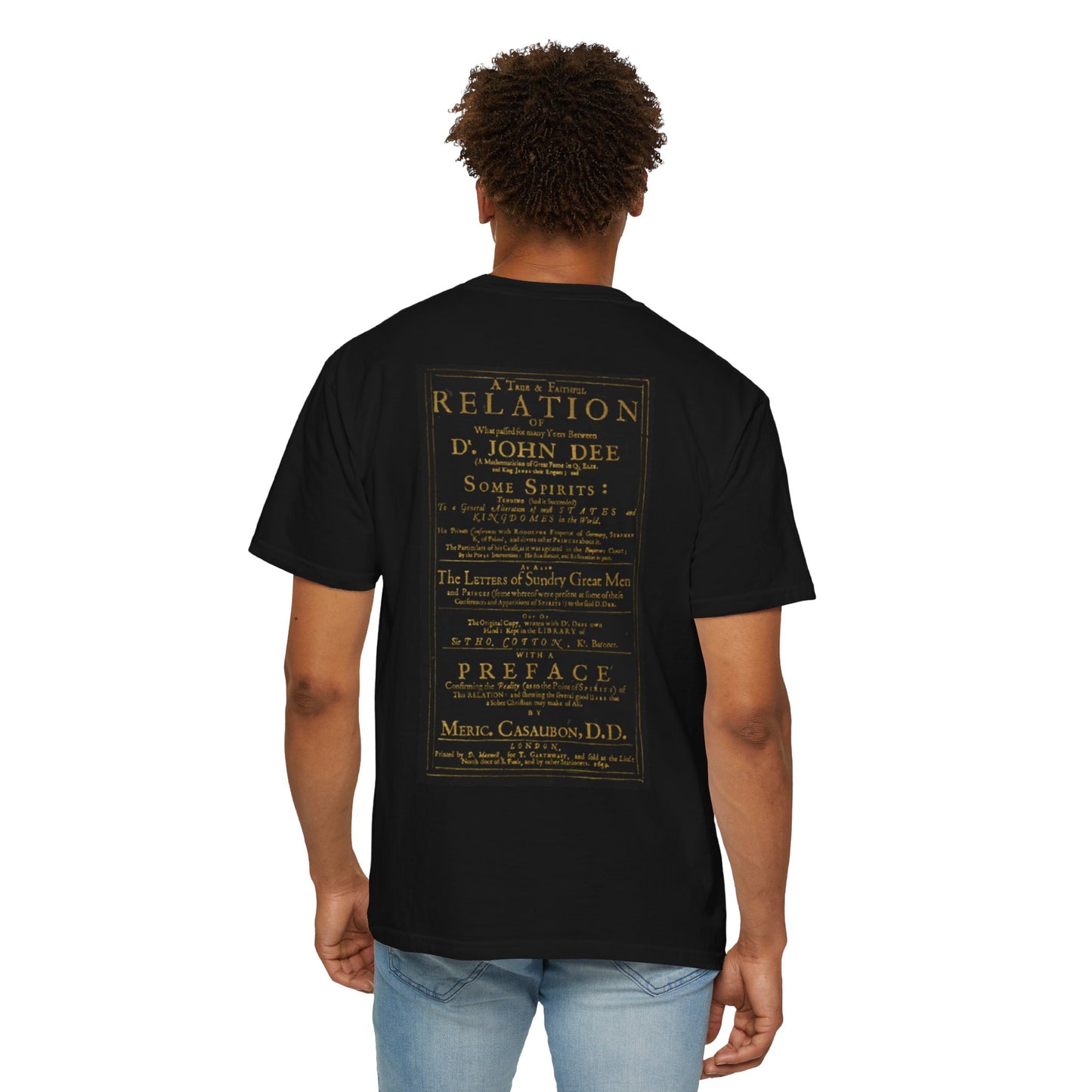 Garment-Dyed Graphic T-Shirt for Mystics | Cool Unisex Tee | Vintage Style | Festival Clothing | Unique Gift