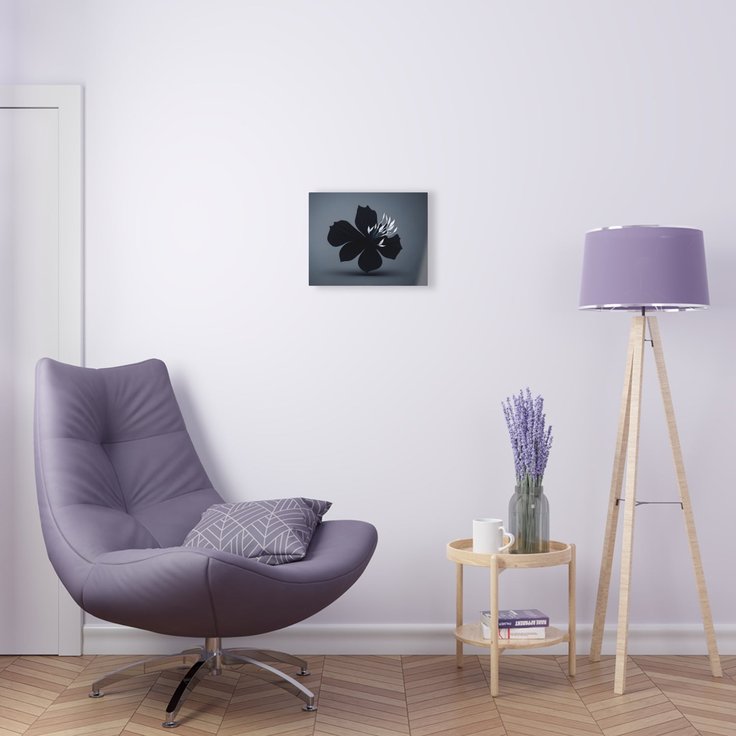 Dark Flower Acrylic Wall art Collection of Wall Art Panels portraying dark flowers with a gothic theme for those dark art lovers 3/6