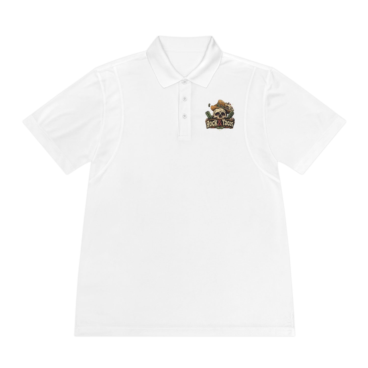 Rock & Taco's by Duane Tyree Men's Sport Polo Shirt