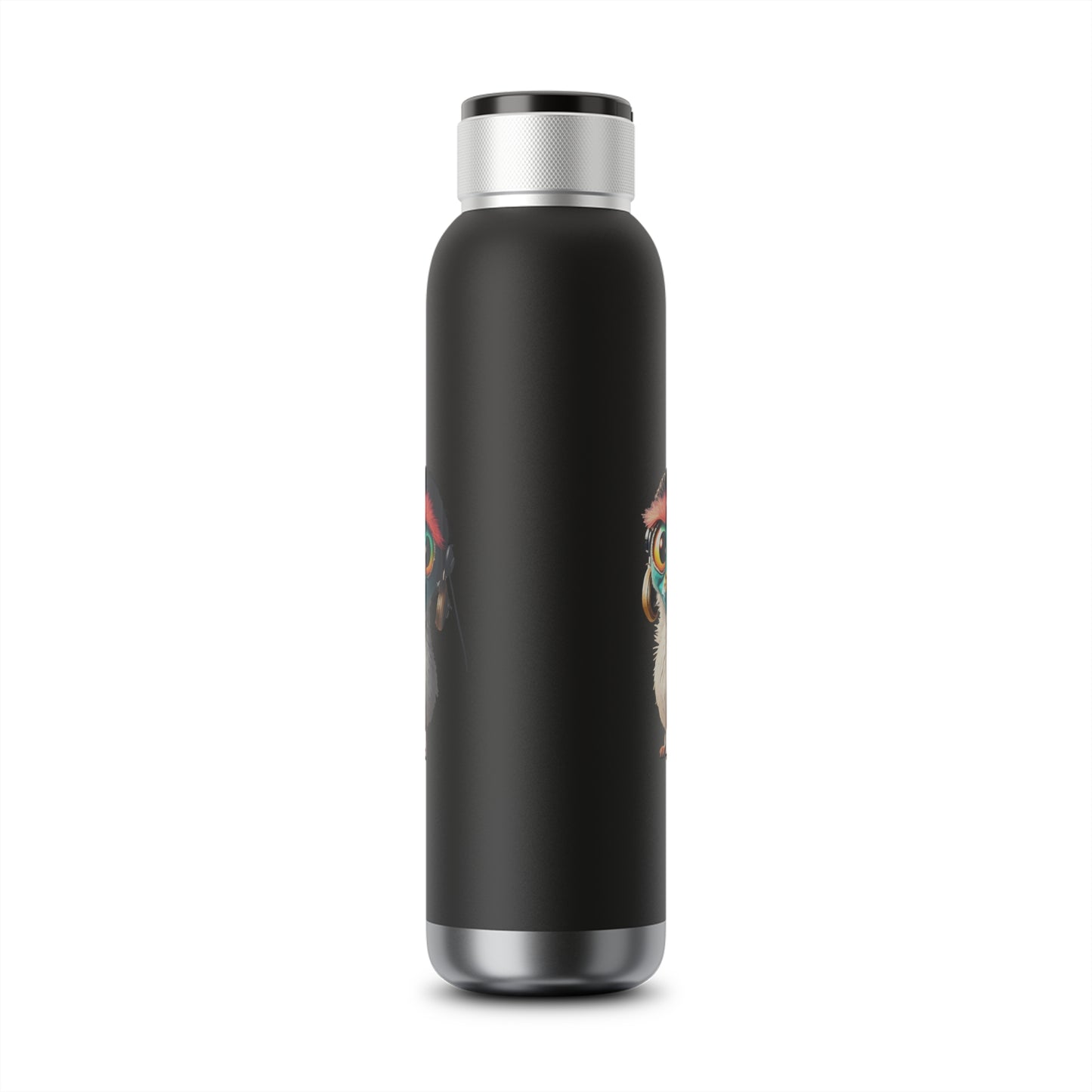 Bird Bluetooth Water Bottle 22oz headphones bird headphones built in bluetooth speaker copper vacuum infused cold drinks music lcd lights