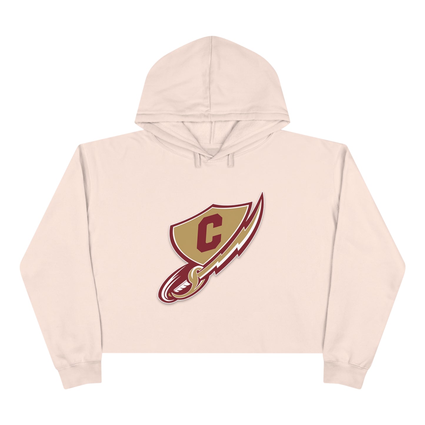 Keller High School Central Chargers Crop Hoodie Available in 3 colors for showing team spirit in style