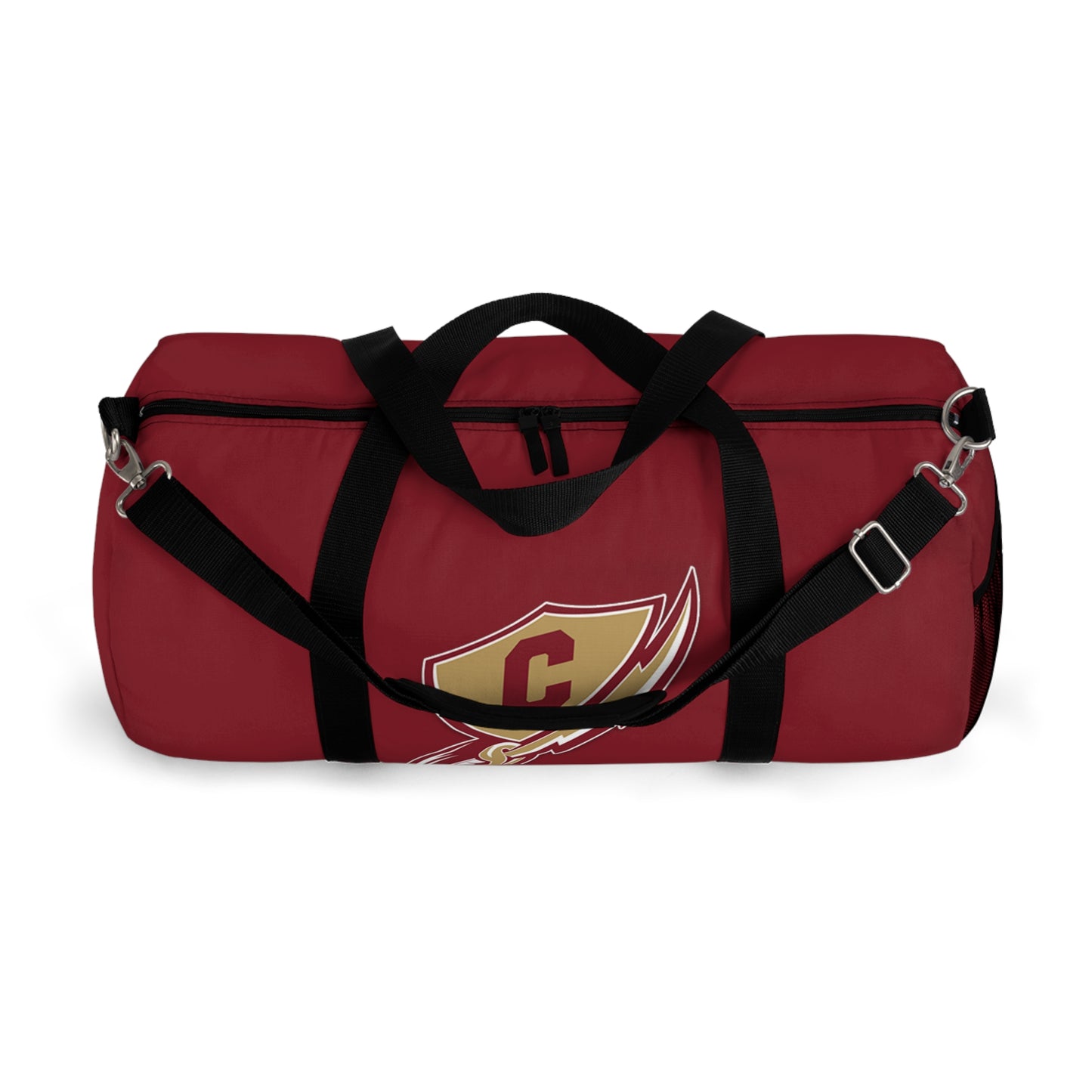 Keller High School Central Chargers Duffel Bag available in 2 sizes for showing team spirit on and off of the field.