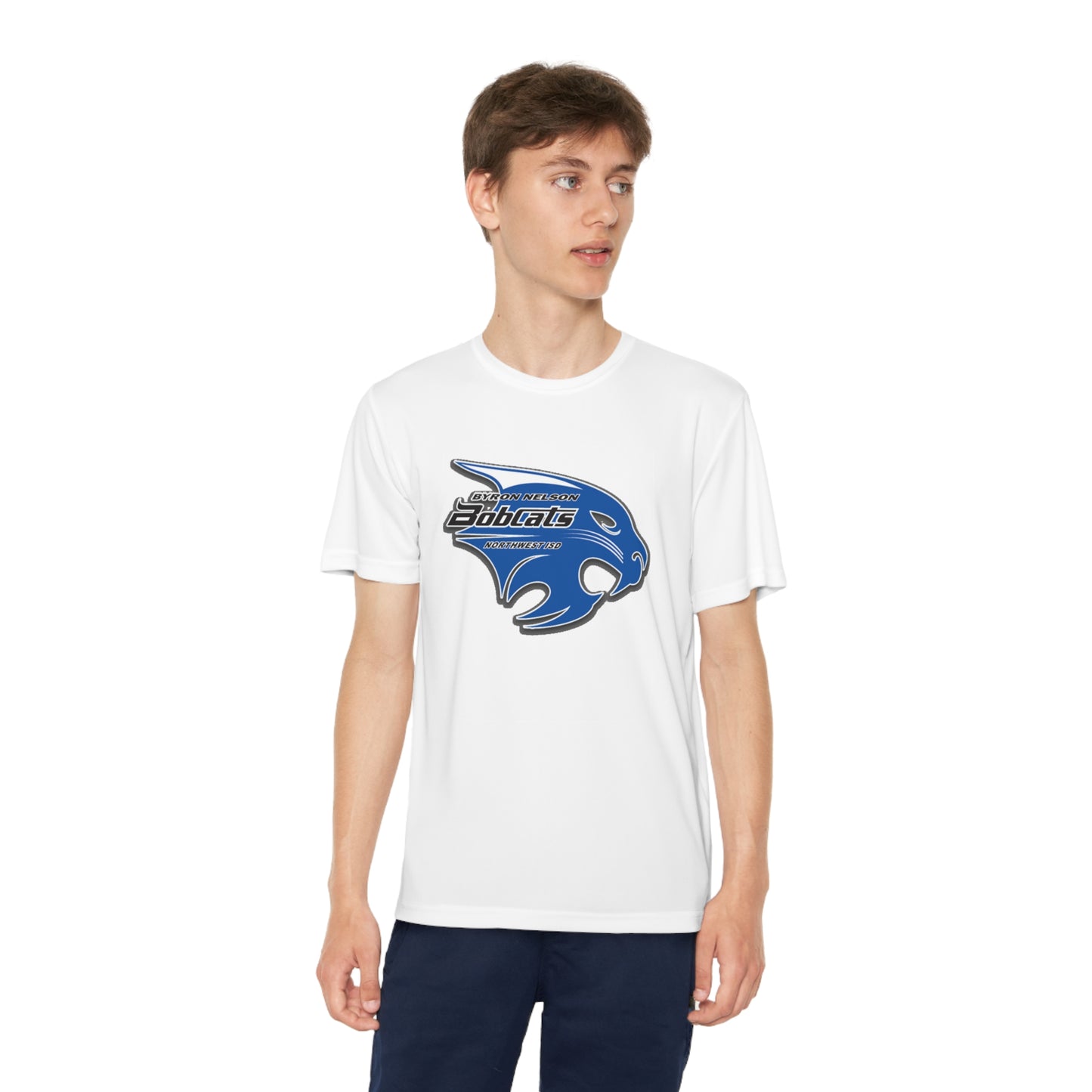 Byron Nelson Bobcats Youth Competitor Tee Keller NWISD Athletic fitting sports Tee