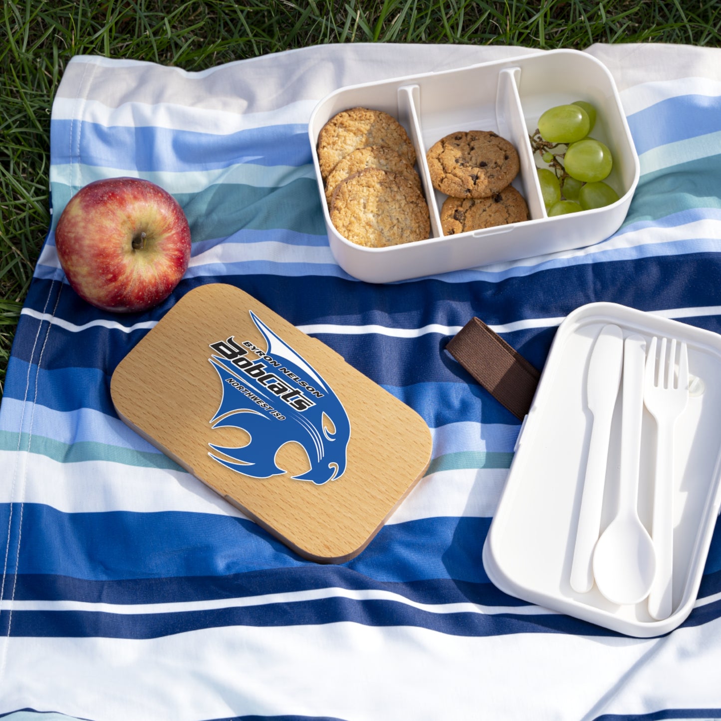 Byron Nelson Bobcats NWISD Bento Lunch Box with team logo