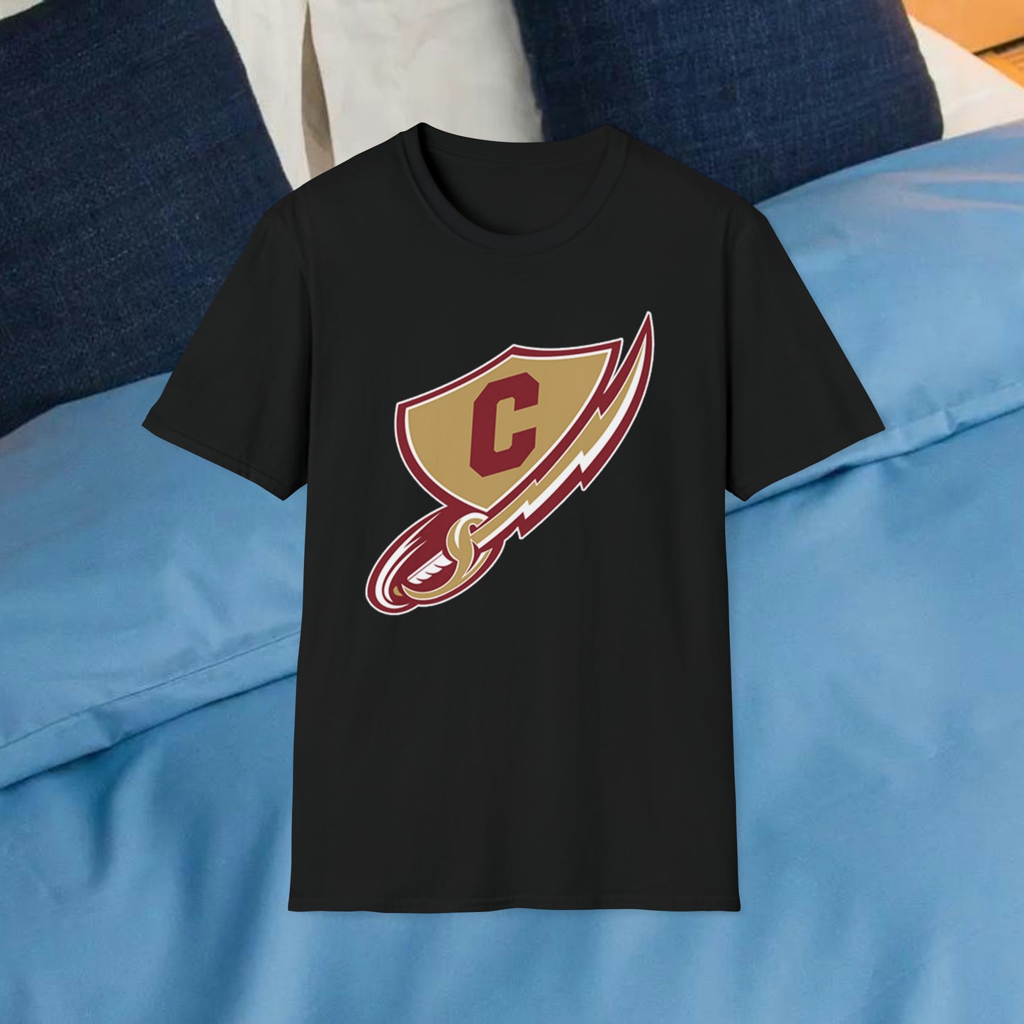 Keller Central Chargers high school Adult sized Unisex Softstyle T-Shirt for NWISD NISD in Keller