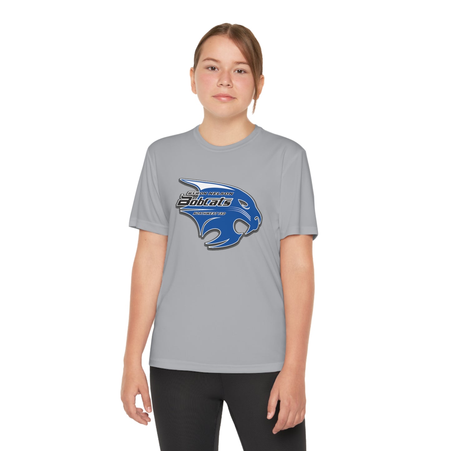 Byron Nelson Bobcats Youth Competitor Tee Keller NWISD Athletic fitting sports Tee