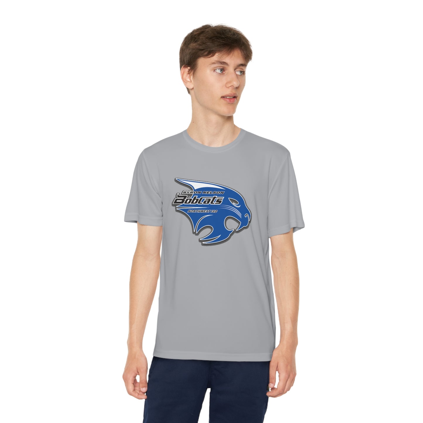 Byron Nelson Bobcats Youth Competitor Tee Keller NWISD Athletic fitting sports Tee