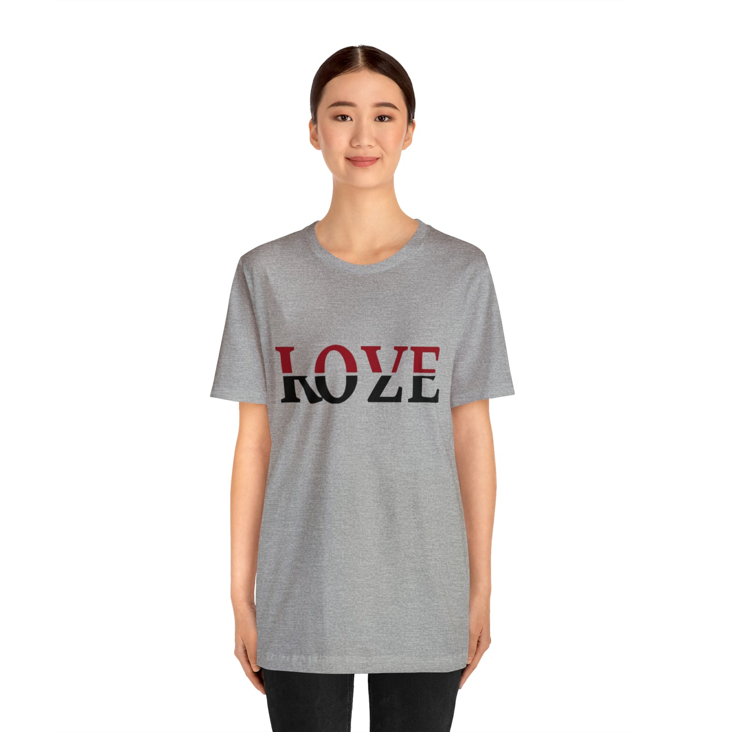 Love Roze unisex jersey short sleeve tee available in 7 gorgeous colors