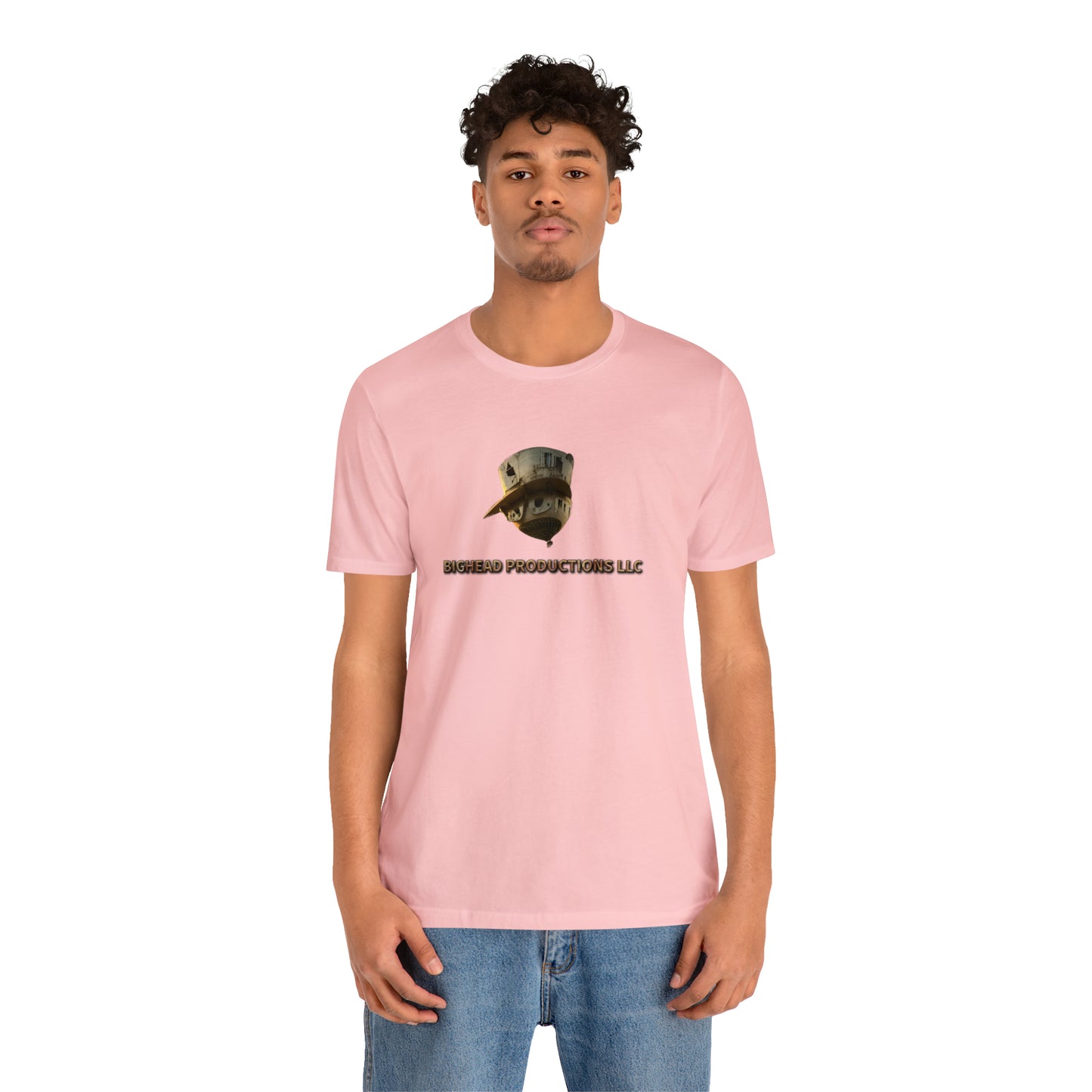 Big head Unisex Jersey Short Sleeve Tee Bella Canvas Pink