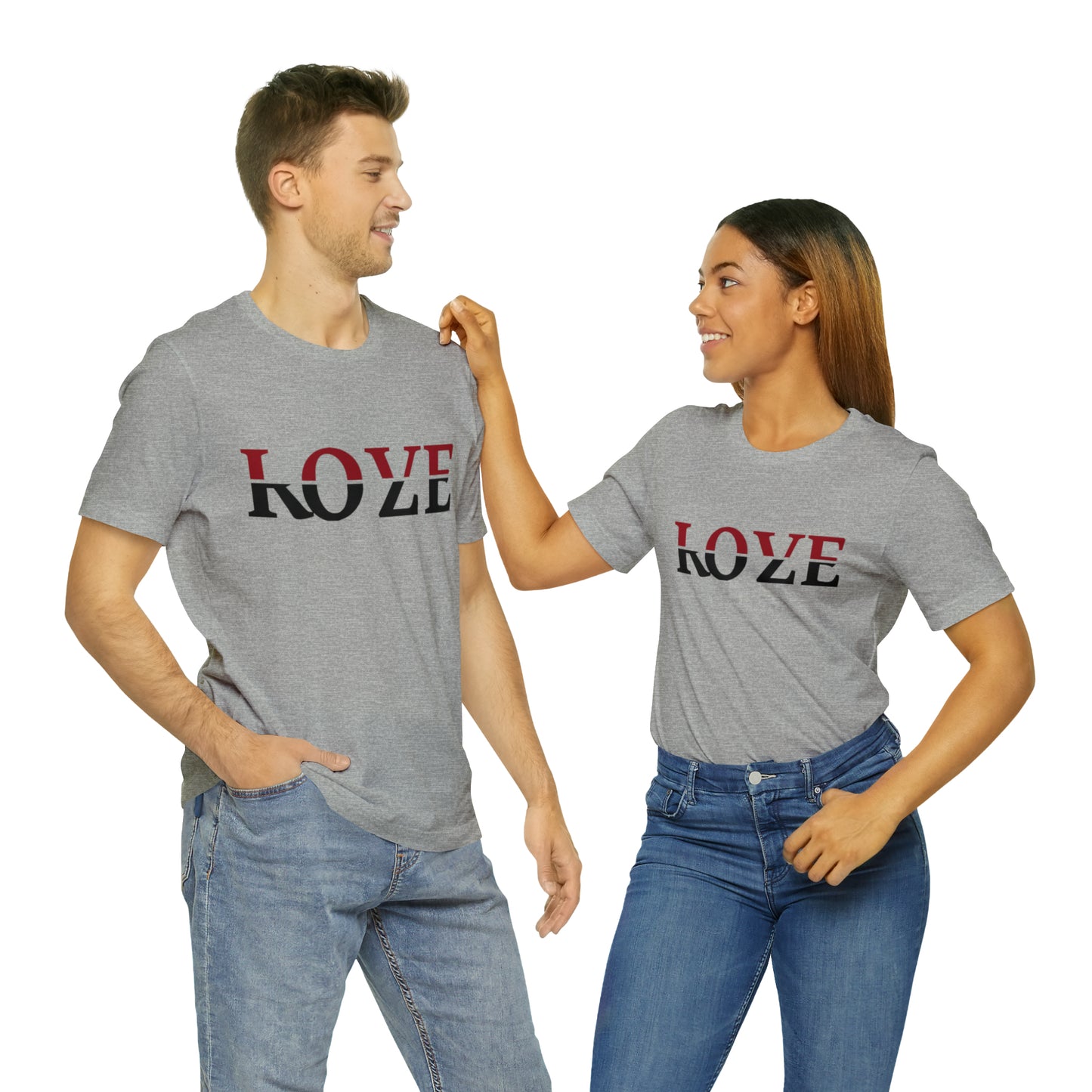 Love Roze unisex jersey short sleeve tee available in 7 gorgeous colors