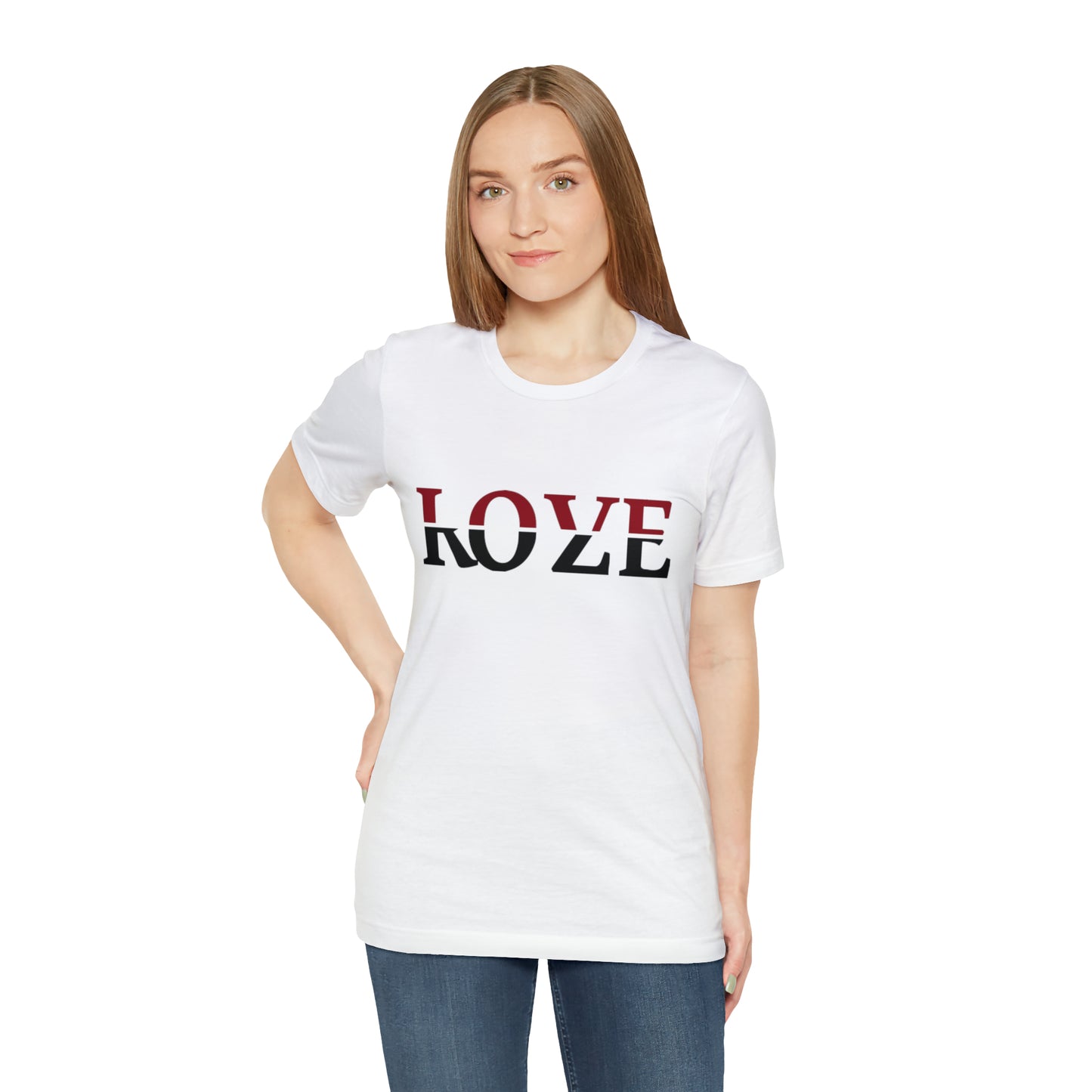 Love Roze unisex jersey short sleeve tee available in 7 gorgeous colors