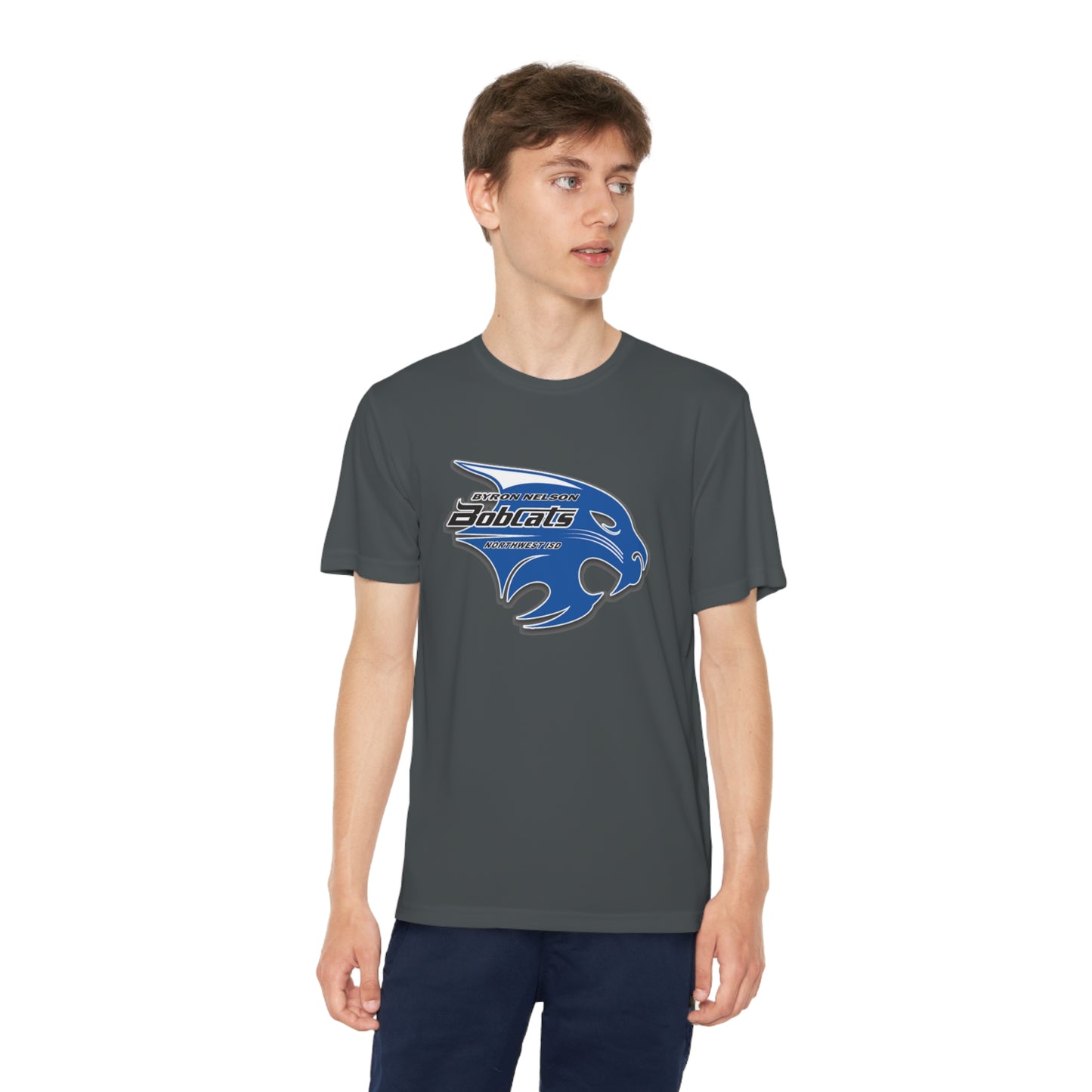 Byron Nelson Bobcats Youth Competitor Tee Keller NWISD Athletic fitting sports Tee