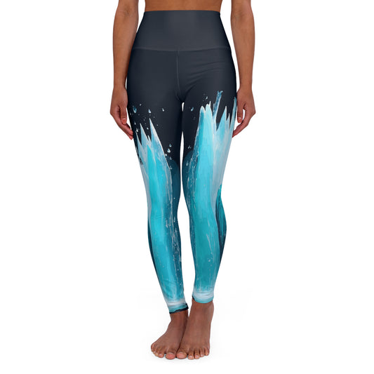 Arctic ice Yoga Leggings yoga pants for working out with zen