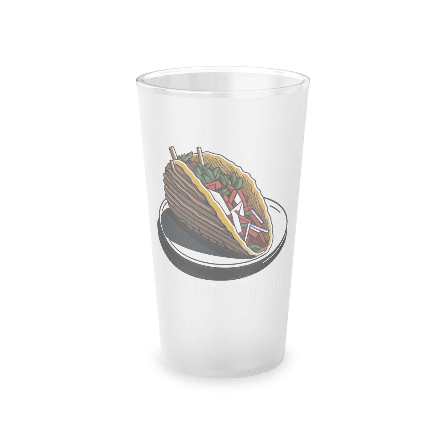 Personalized Business Frosted Pint Glasses 16oz We can add your logo to these glasses and for extra we can create your logo for you