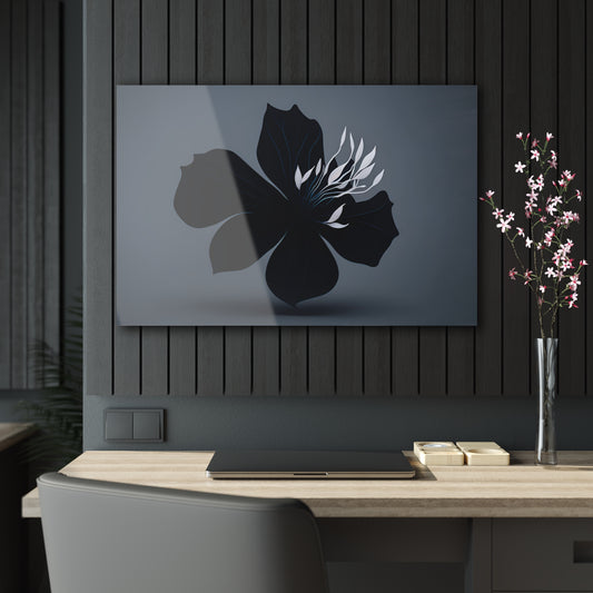 Dark Flower Acrylic Wall art Collection of Wall Art Panels portraying dark flowers with a gothic theme for those dark art lovers 3/6