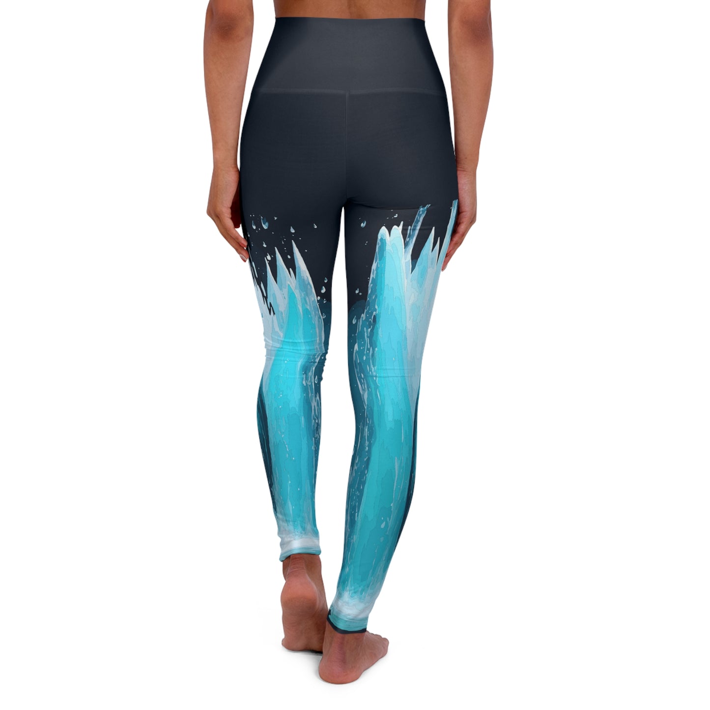 Arctic ice Yoga Leggings yoga pants for working out with zen