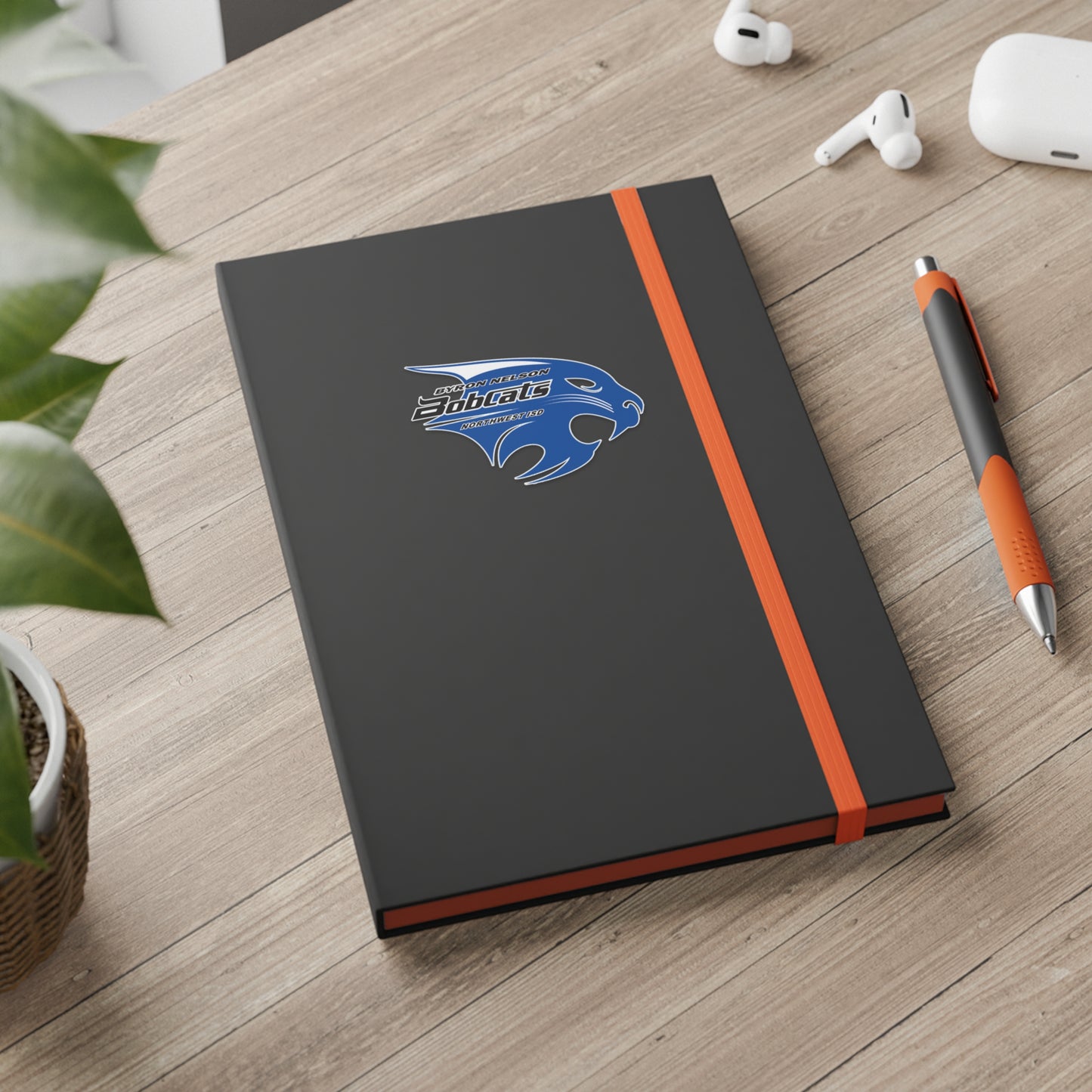 Byron Nelson Bobcats NWISD 8.25 in notebook available in 4 colors.