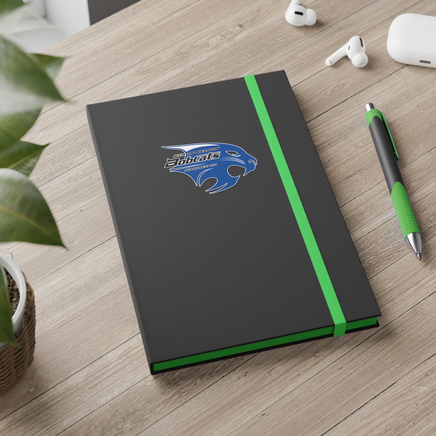 Byron Nelson Bobcats NWISD 8.25 in notebook available in 4 colors.