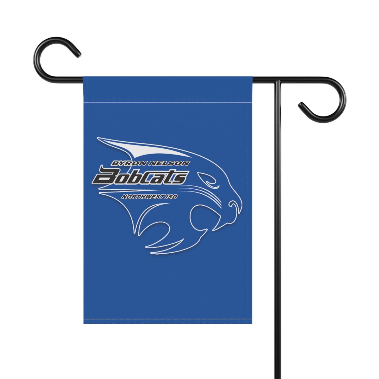 Byron Nelson Bobcats NWISD Flag or Banner two options to show your Keller Charger team spirit available in 2 sizes.